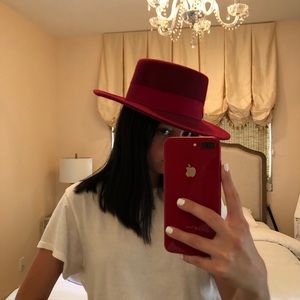 Lack of Color Wool Boater Hat - size small